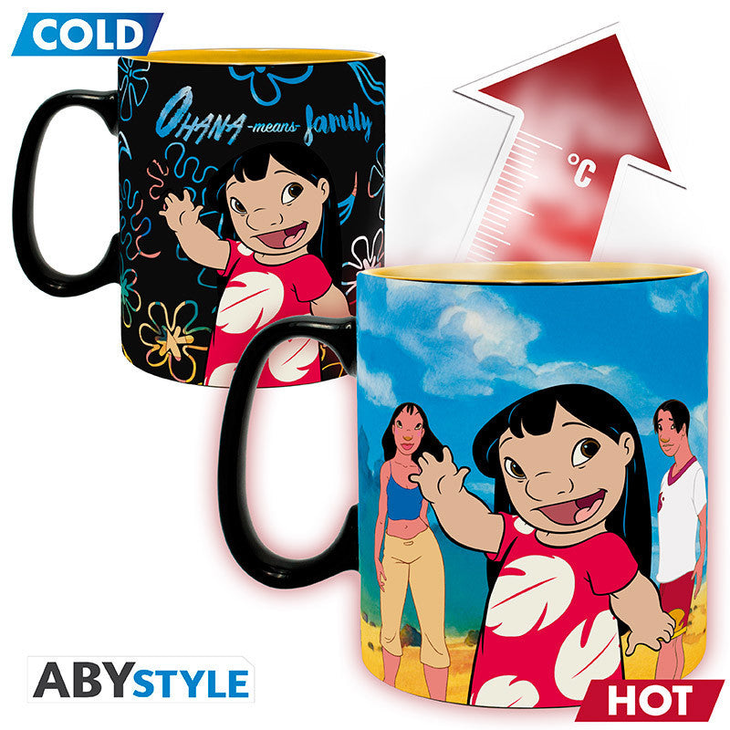 Disney Lilo & Stitch hőre változó bögre 460 ml