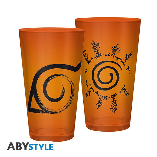 Naruto Shippuden nagy pohár 400ml Konoha & Seal