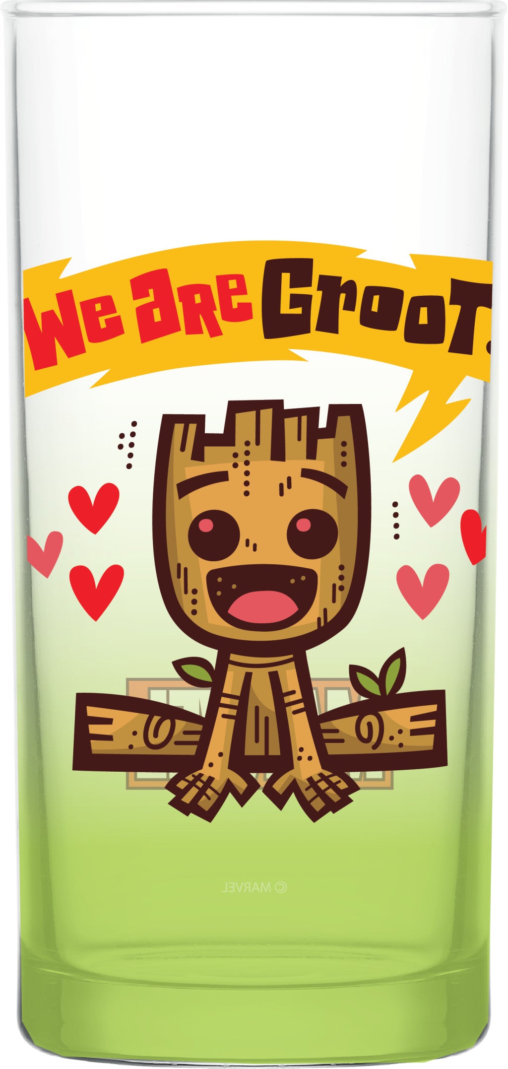 Baby Groot prémium üveg pohár - 290ml