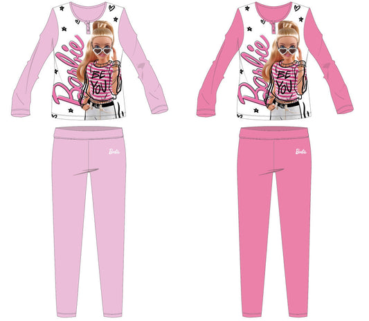 Barbie pamut jersey gyerek pizsama
