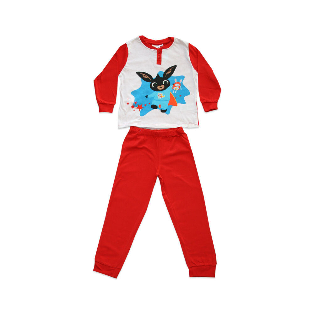 Hosszú vékony pamut gyerek pizsama - Bing nyuszi - Jersey