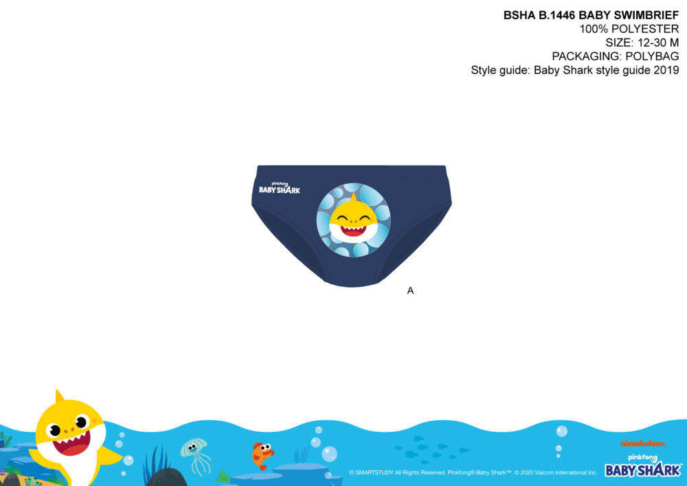 Baby shark baba fürdő alsó kisfiúknak