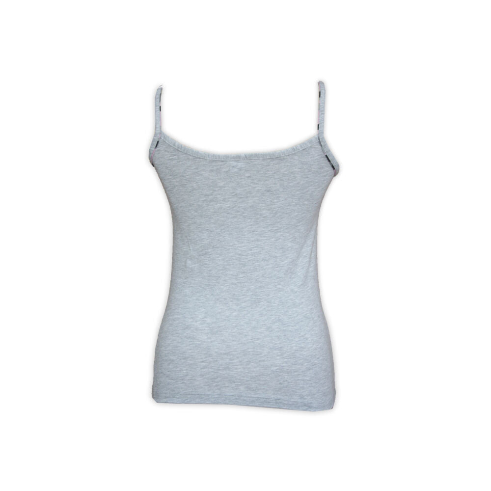 Női kétrészes terepmintás fehérnemű szett - pamut sport fehérnemű - sportbugyi-vastagpántos toppal - szürke
