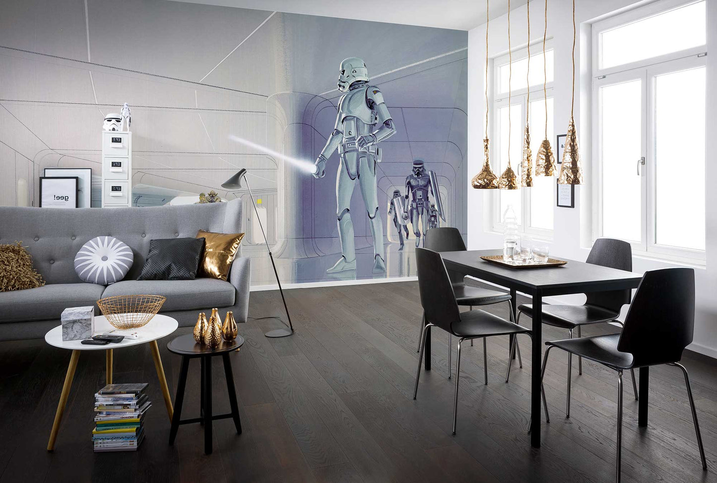 Star Wars Classic RMQ Stormtrooper Hallway – Tapéta