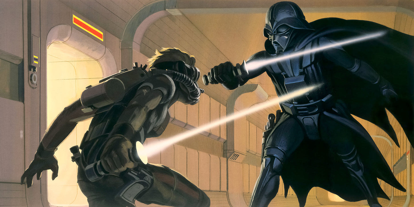 Star Wars Classic RMQ Vader vs Luke – Tapéta