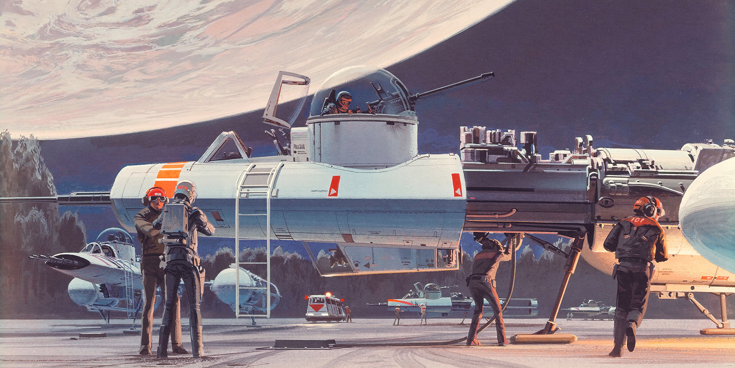 Star Wars Classic RMQ Yavin Hangar – Tapéta