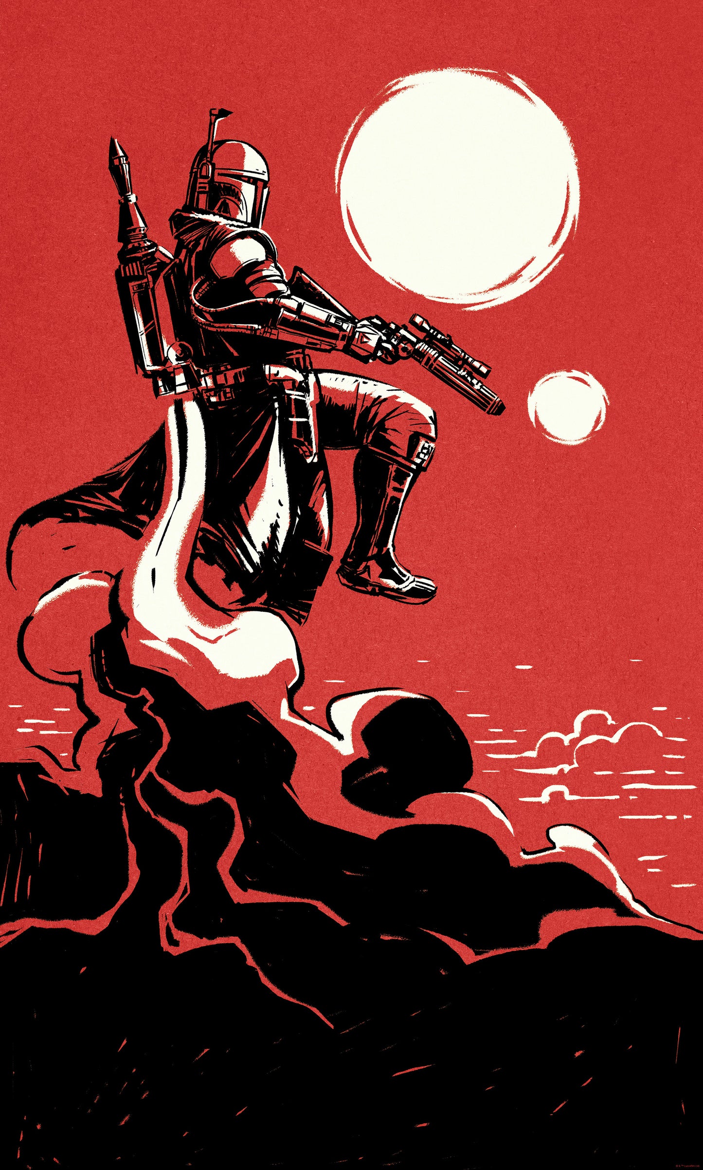 Star Wars Boba Fett The Bounty Hunter – Tapéta