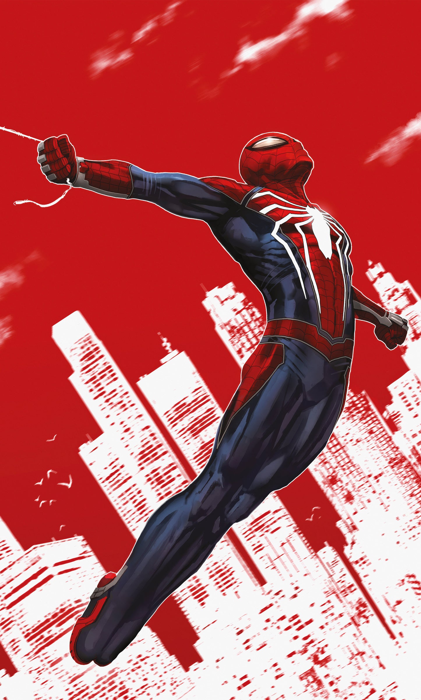 Marvel Spider-Man Red Swing – Tapéta