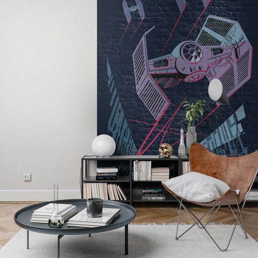 Star Wars Classic Concrete TIE-Fighter – Tapéta