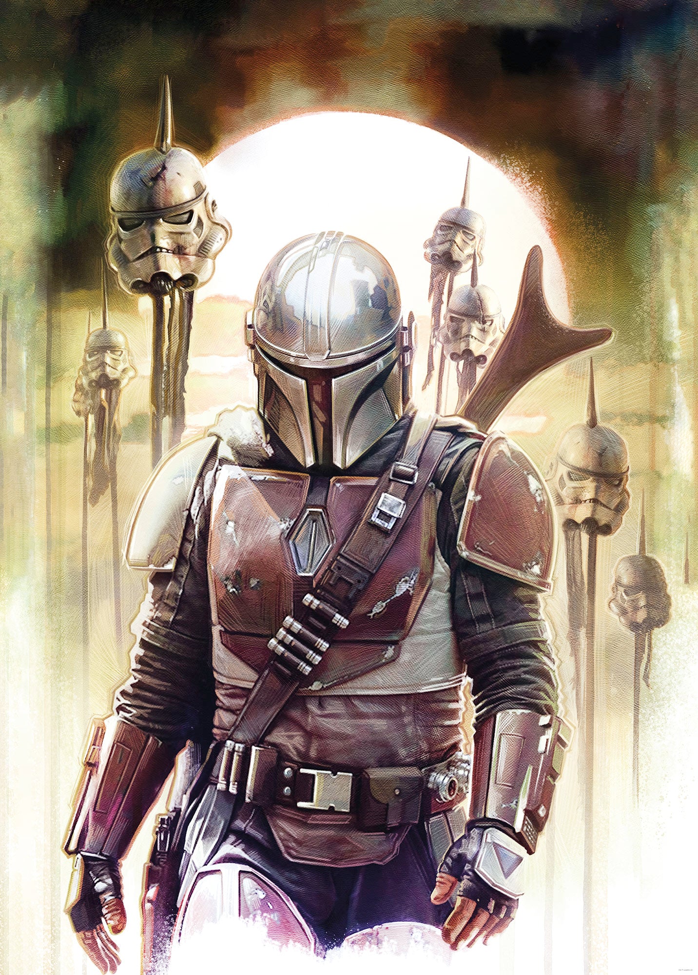 Star Wars The Mandalorian Big Impaler – Tapéta