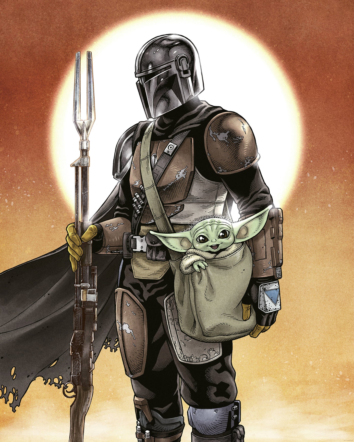 Star Wars The Mandalorian and Grogu – Tapéta