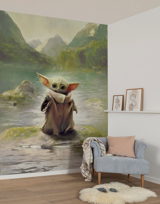Star Wars The Mandalorian Grogu Landscape – Tapéta