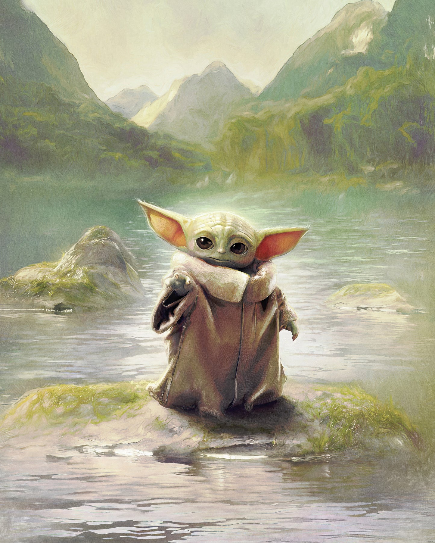 Star Wars The Mandalorian Grogu Landscape – Tapéta