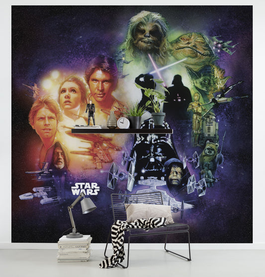 Star Wars Classic Poster Collage – Tapéta