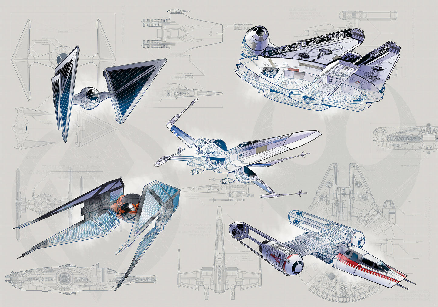 Star Wars Blueprint Light – Tapéta