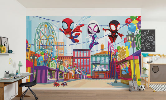 Marvel Spidey And His Amazing Friends Theme Park – Tapéta