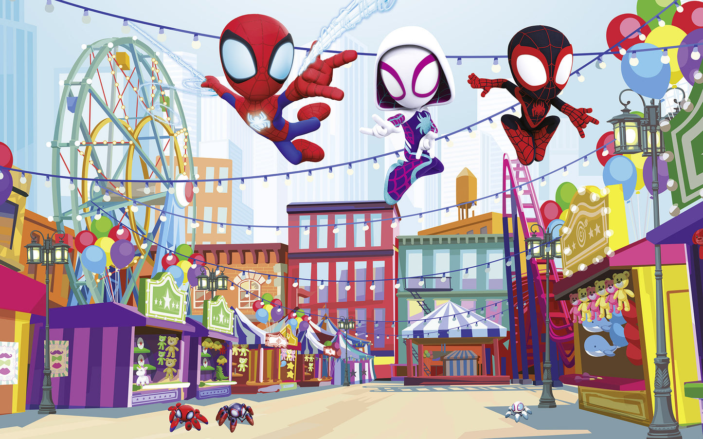Marvel Spidey And His Amazing Friends Theme Park – Tapéta