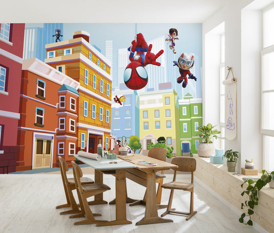 Marvel Spidey and His Amazing Friends City – Tapéta