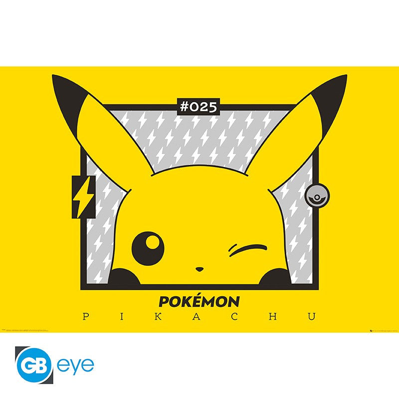 Pokemon maxi poszter 91,5x61cm Pikachu Wink