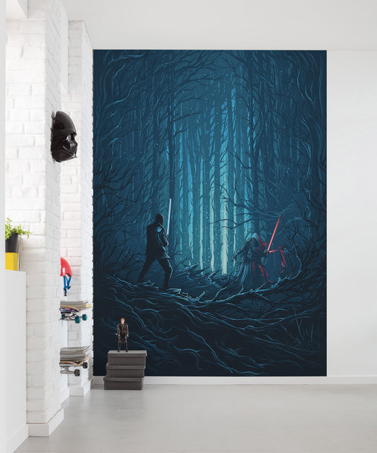 Star Wars Wood Fight – Tapéta