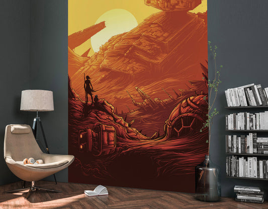 Star Wars Jakku Star Destroyer – Tapéta