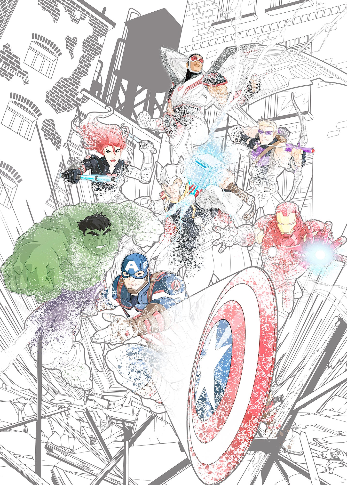 Avengers Attack – Tapéta