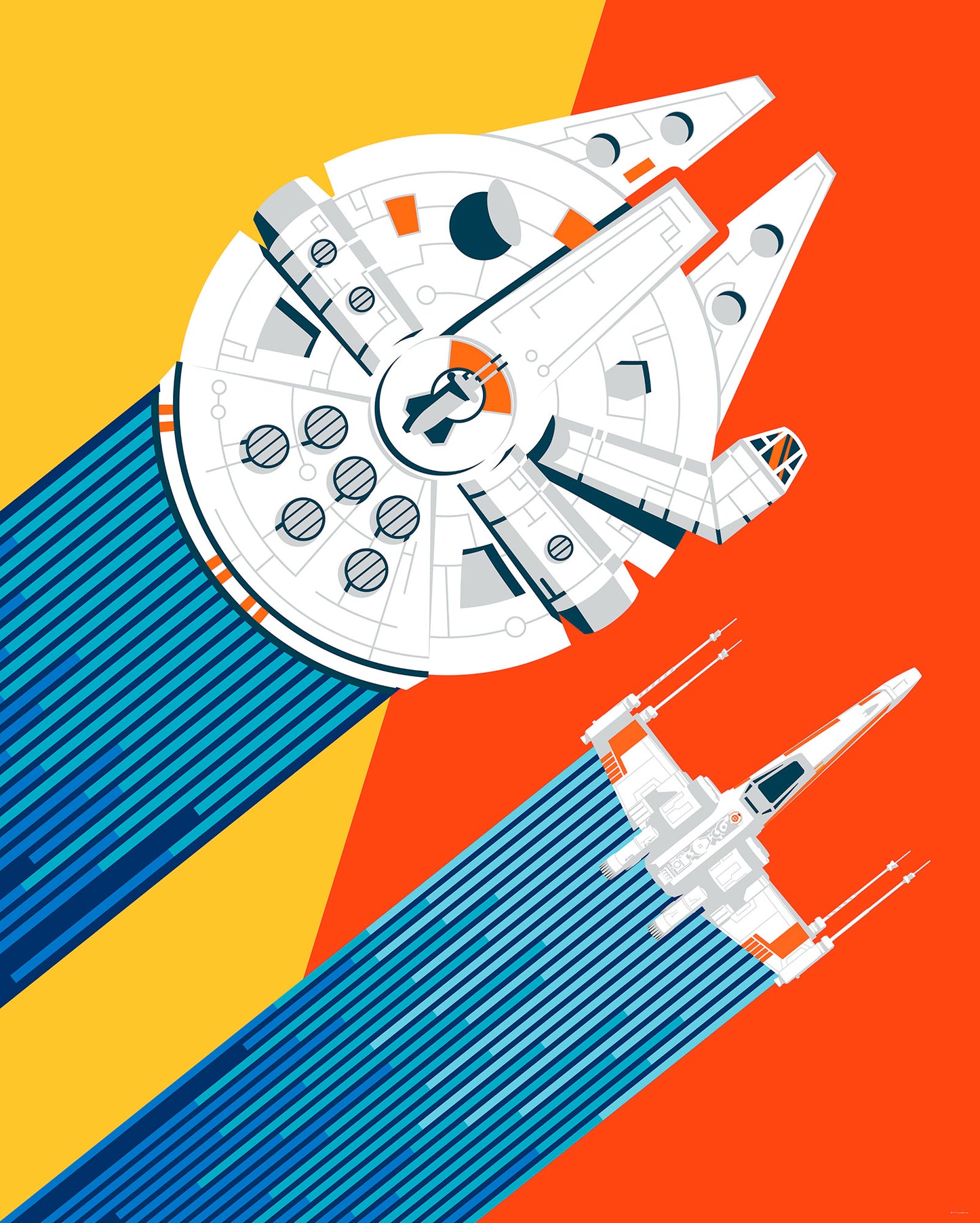 Star Wars Wingman Back to 70´s – Tapéta