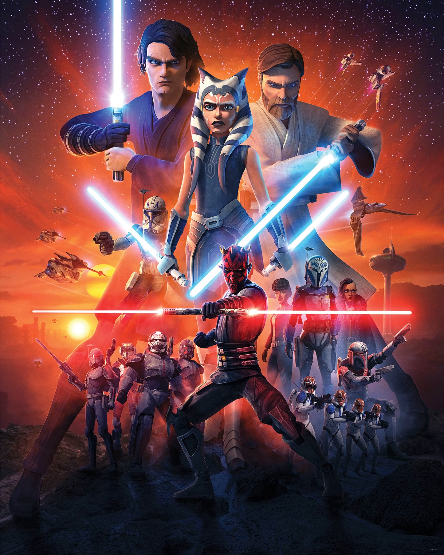 Star Wars Clone Wars Mission – Tapéta