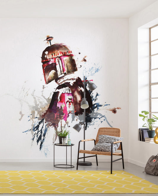 Star Wars Watercolor Boba Fett – Tapéta
