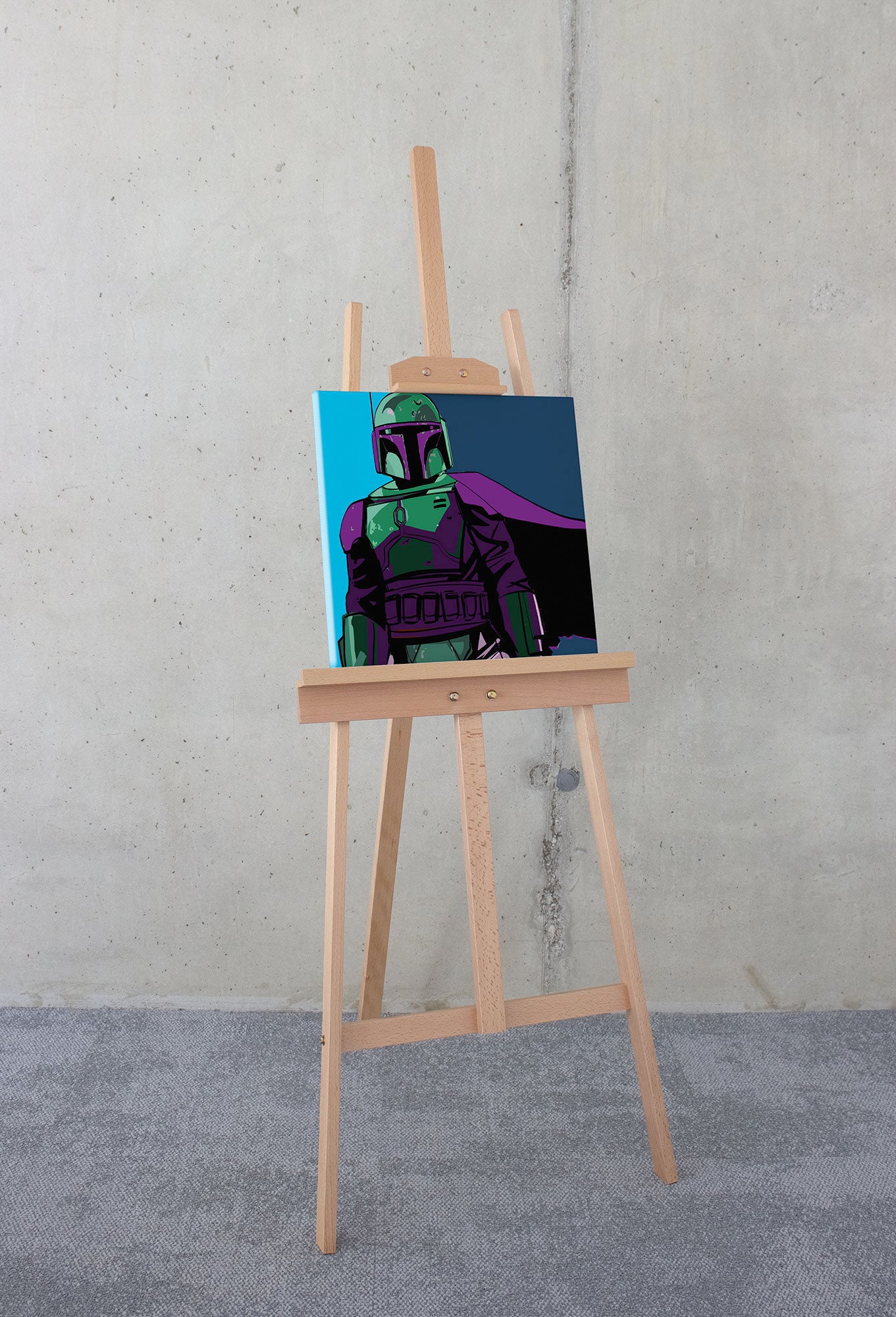 Star Wars Cyberart by Boba Fett – Vászonkép