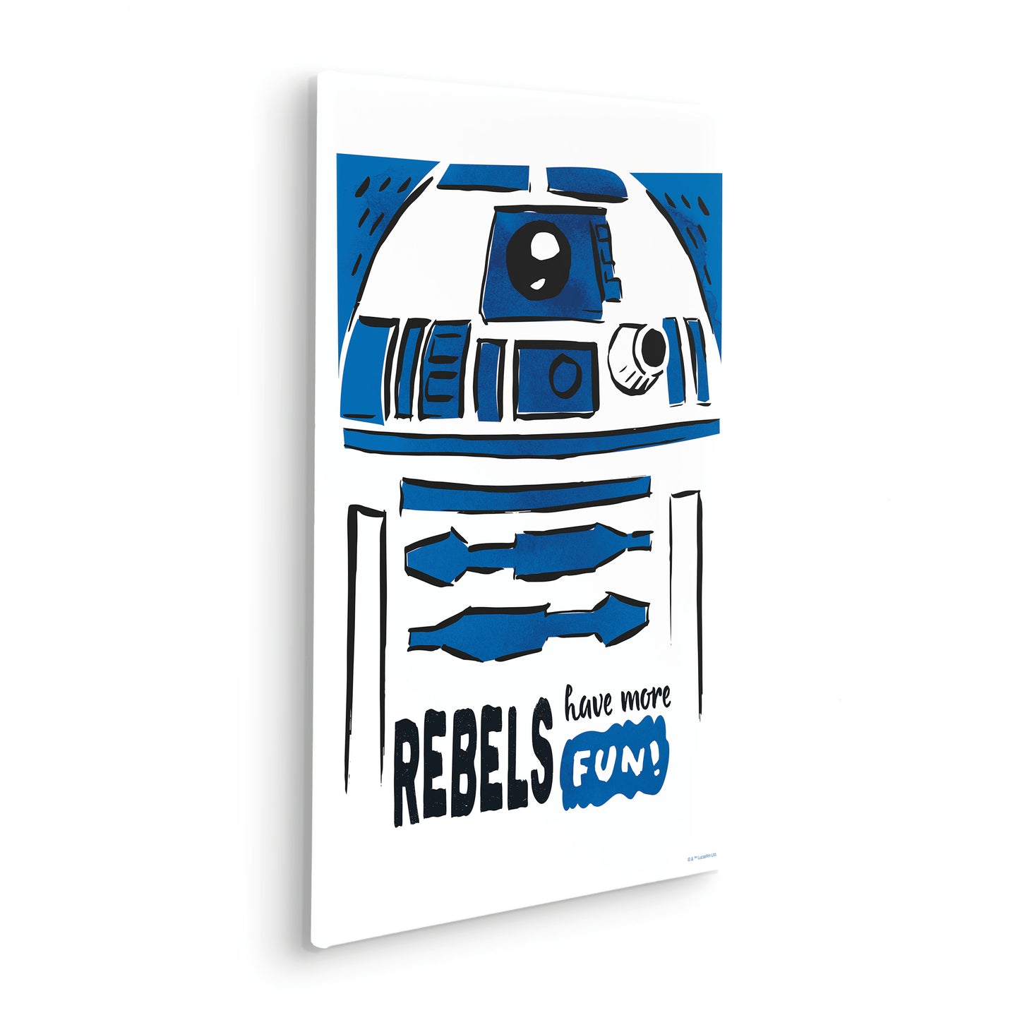 Star Wars R2D2 More Fun – Vászonkép