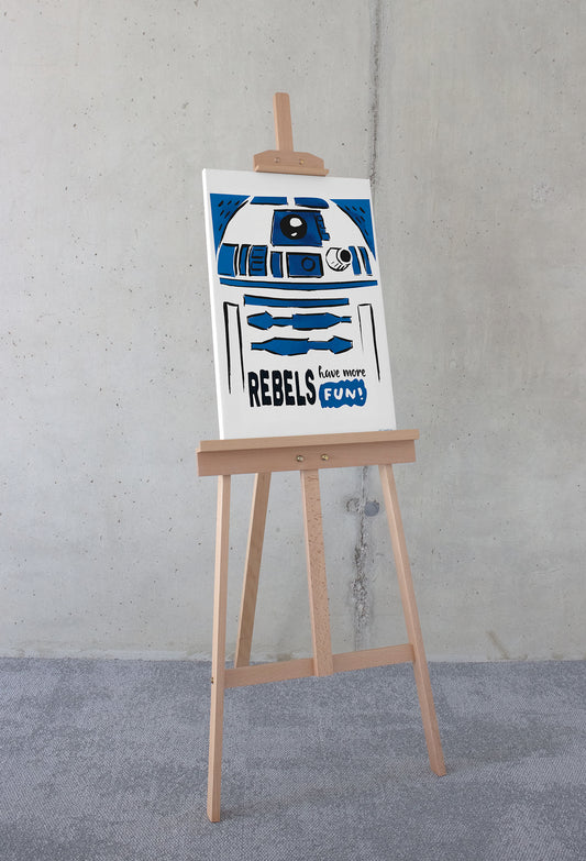 Star Wars R2D2 More Fun – Vászonkép