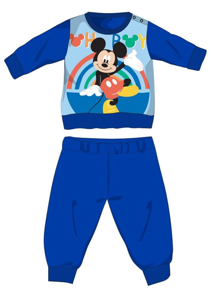 Disney Mickey egér baba polár pizsama - téli vastag pizsama