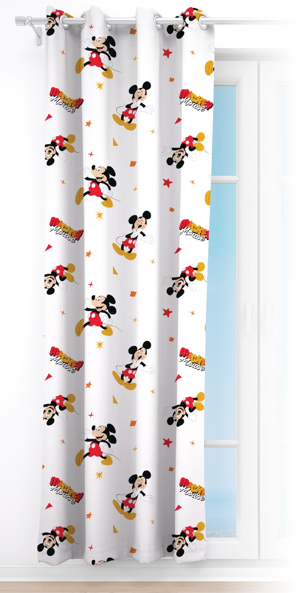 Mickey egér függöny - 140 x 245 cm
