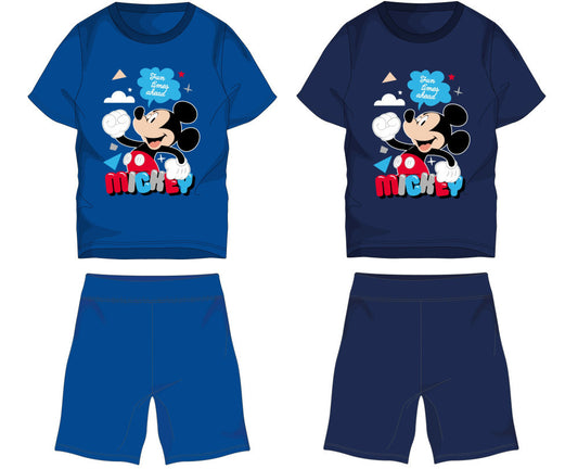 Disney Mickey egér pamut nyári együttes - póló-rövidnadrág szett