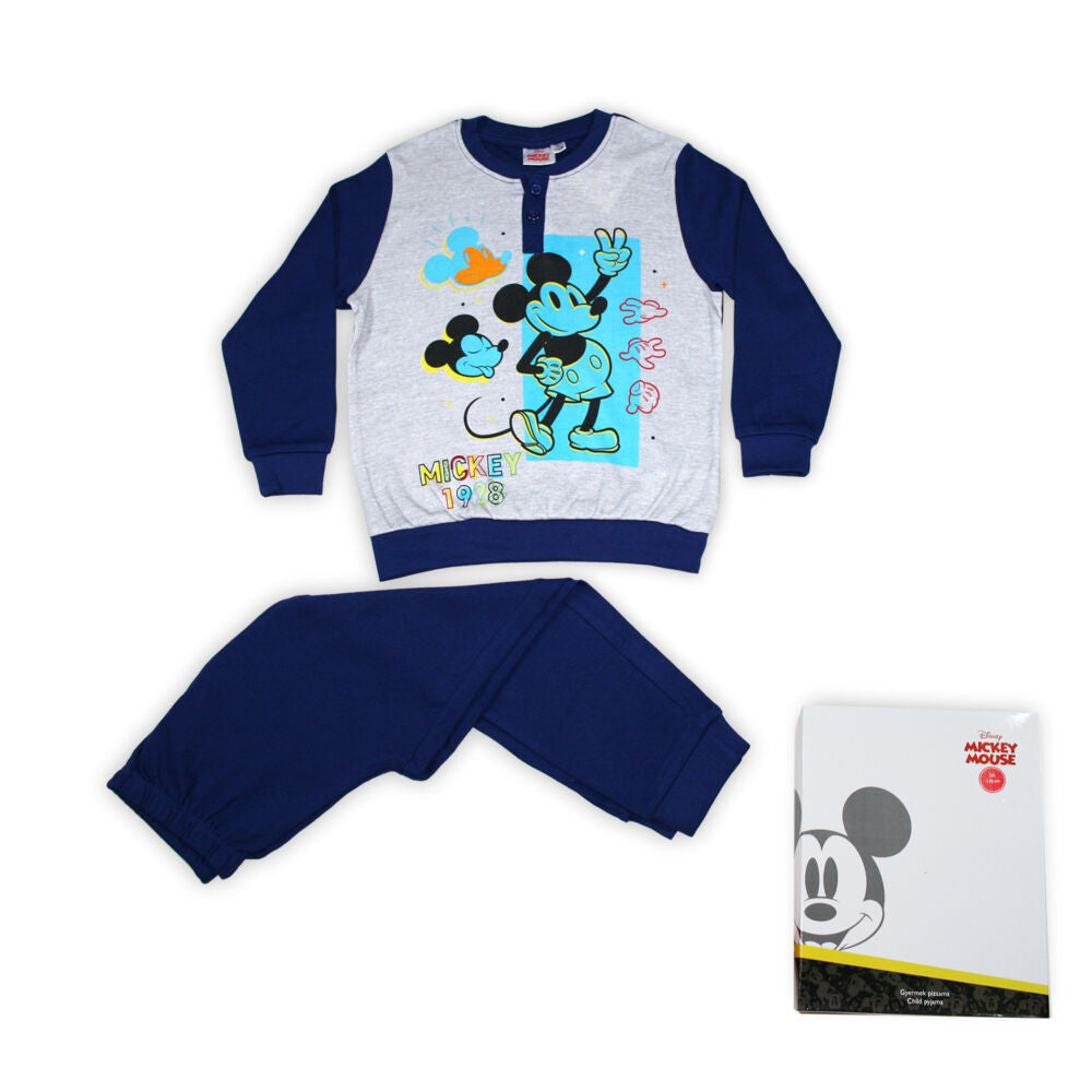 Téli pamut gyerek pizsama - Mickey egér