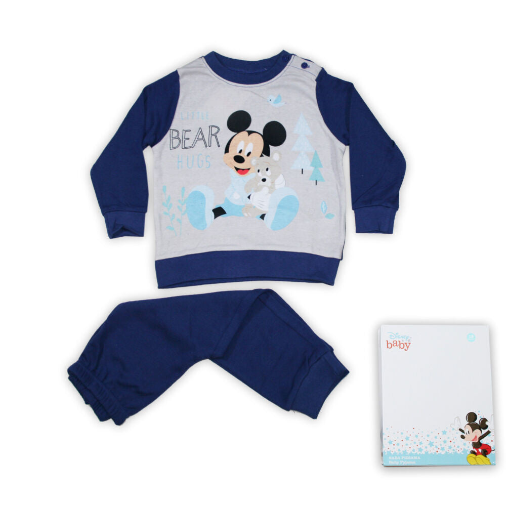 Téli vastag pamut baba pizsama - Mickey egér