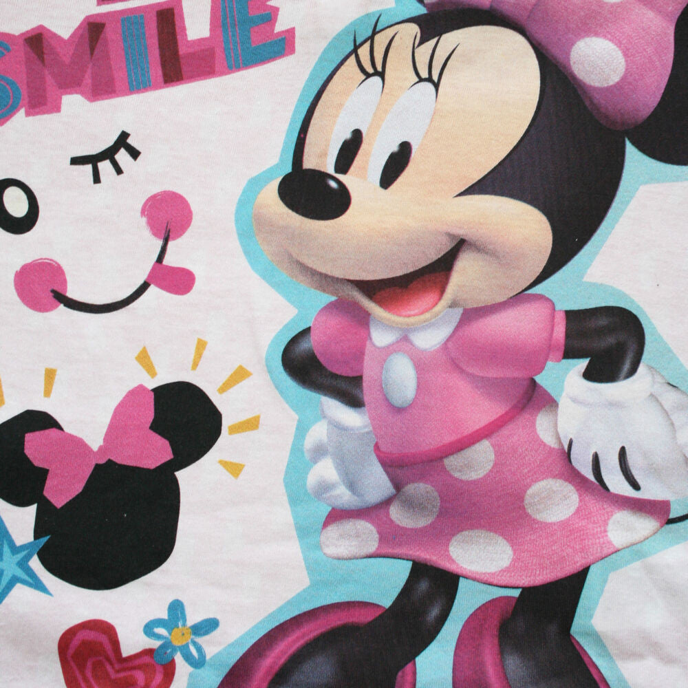 Hosszú vékony pamut gyerek pizsama - Minnie egér pillangókkal - Jersey