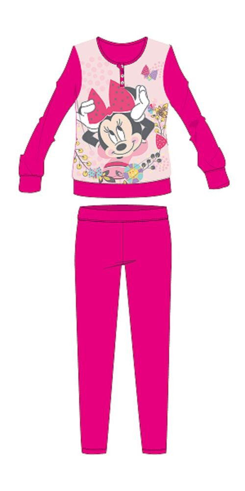 Disney Minnie egér téli pamut gyerek pizsama - interlock pizsama