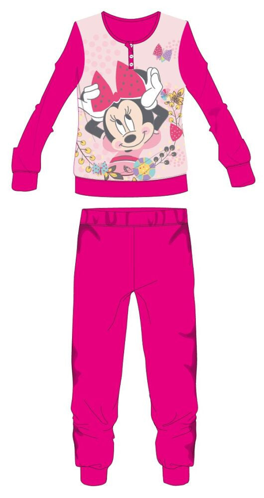 Disney Minnie egér polár pizsama - téli vastag gyerek pizsama