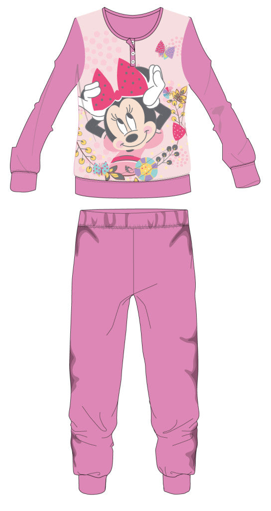 Disney Minnie egér polár pizsama - téli vastag gyerek pizsama