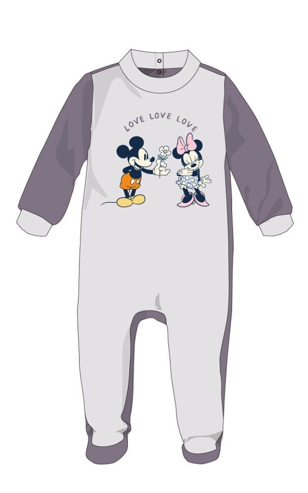 Disney Minnie egér baba velúr rugdalózó