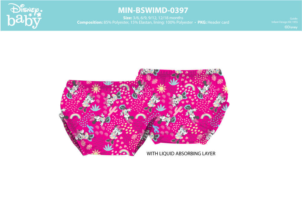 Disney Minnie egér baba úszó pelenka kislányoknak