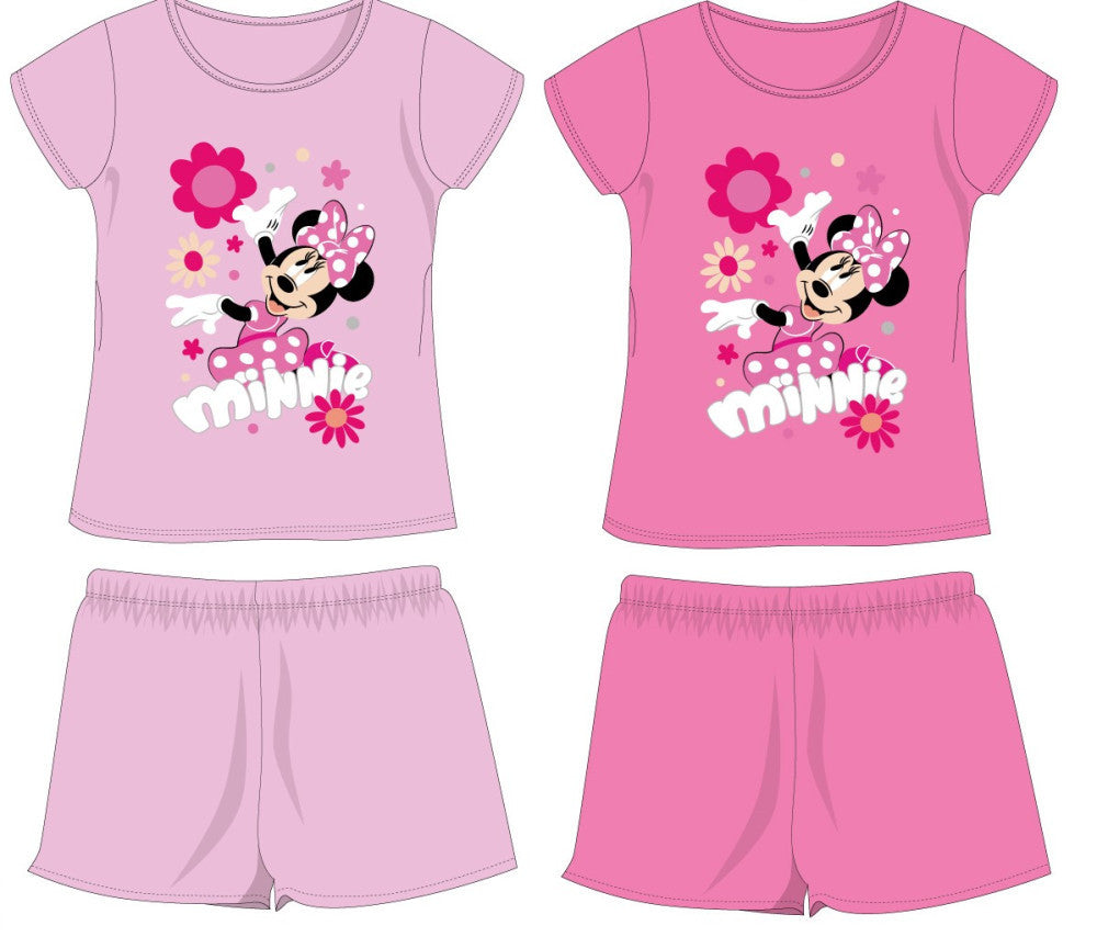Disney Minnie egér pamut nyári együttes - póló-rövidnadrág szett