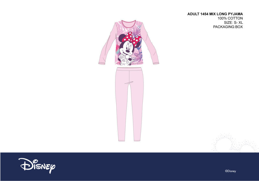 Disney Minnie egér női jersey pizsama