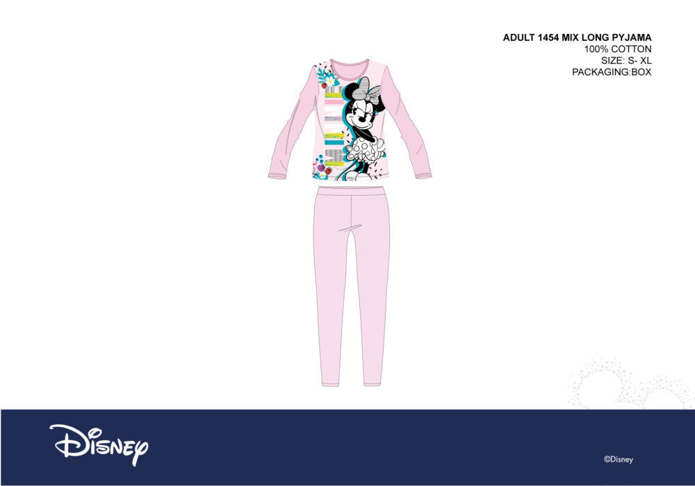 Disney Minnie egér női jersey pizsama