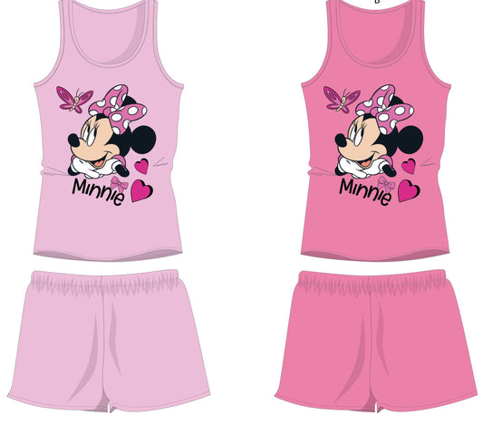 Disney Minnie egér pamut nyári együttes - trikó-rövidnadrág szett