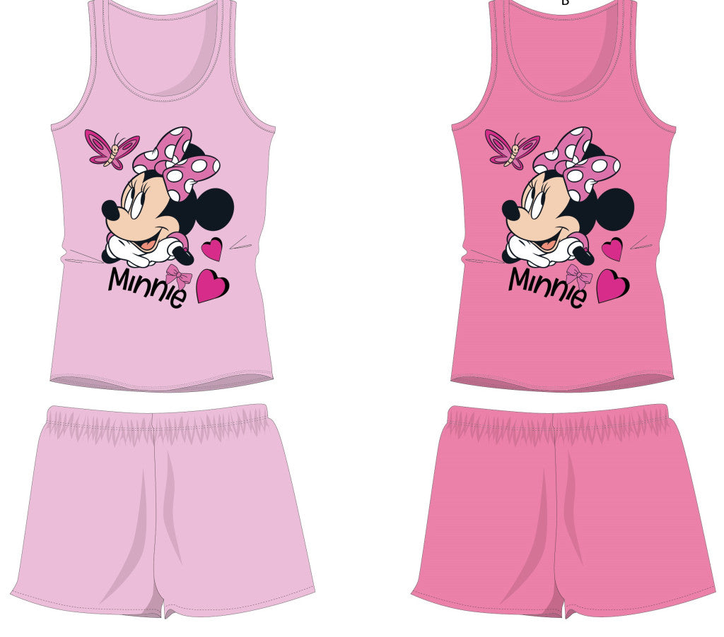 Disney Minnie egér pamut nyári együttes - trikó-rövidnadrág szett