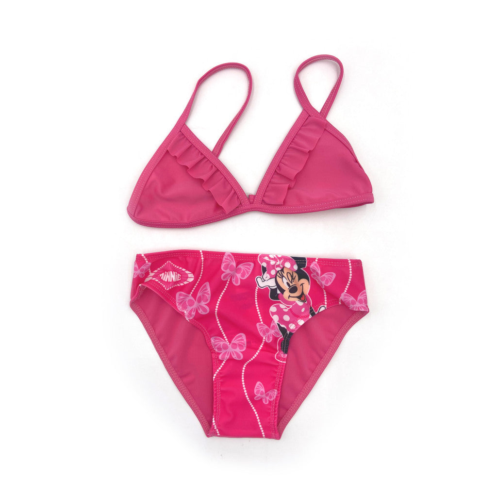 Disney Minnie Egér 3 részes strand szett (tornazsák+úszószemüveg+bikini fürdőruha szett)