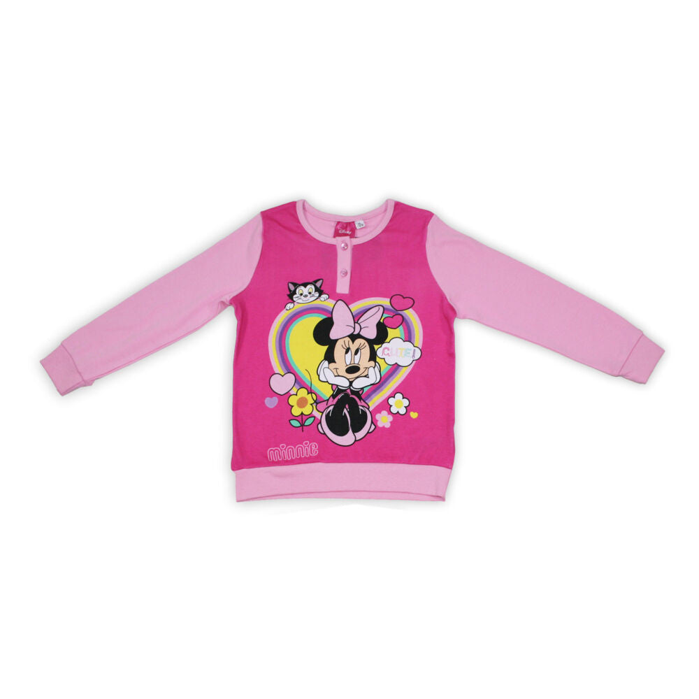 Téli pamut gyerek pizsama - Minnie egér